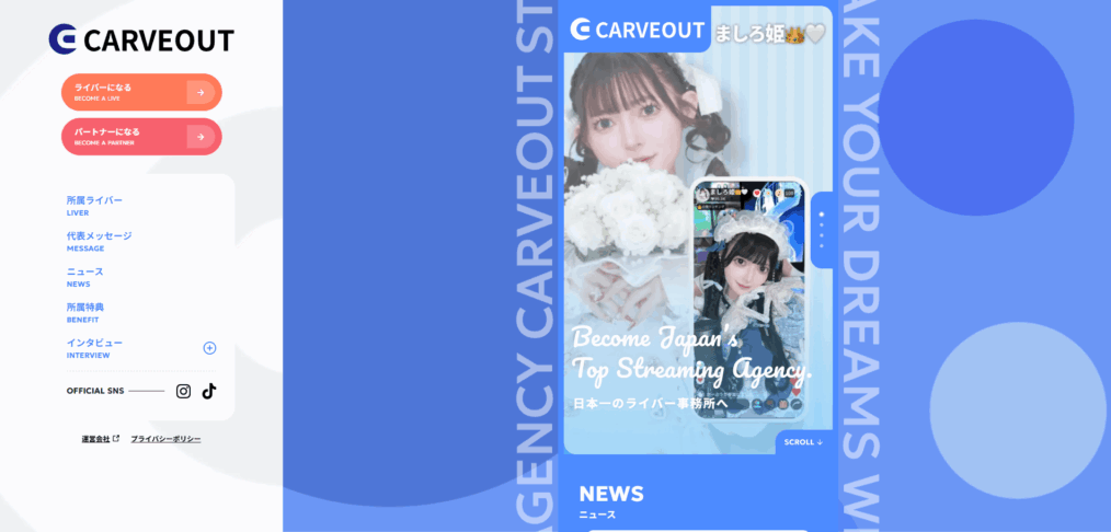 CARVEOUT（カーブアウト）のメイン画像